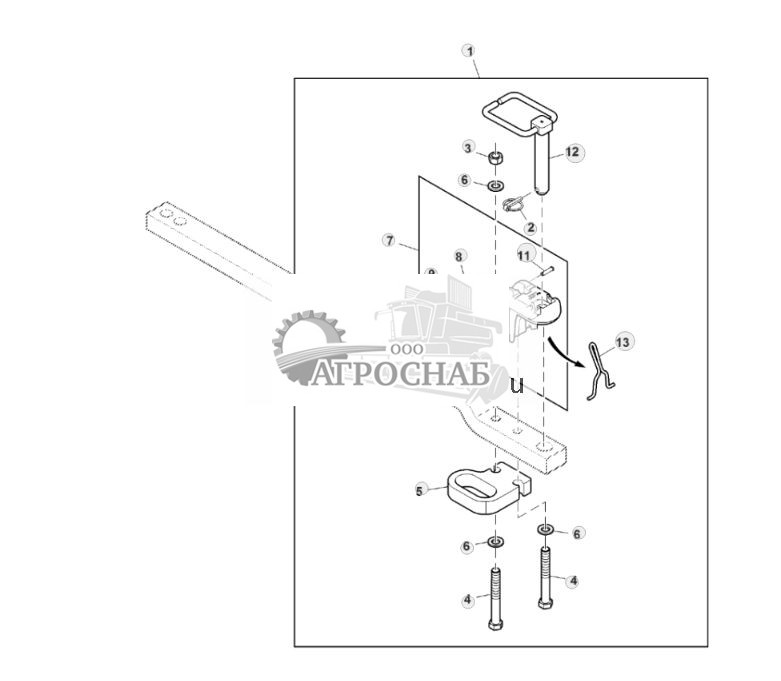 Clevis, Hammer Strap, Retainer, Drawbar Safety Chain, Category III - ST816338 371.jpg